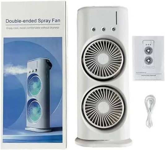 Double-Ended Spray Water Mist Fan