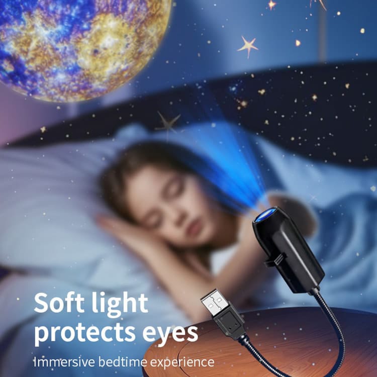 USB Ceiling Moon Earth Projection
