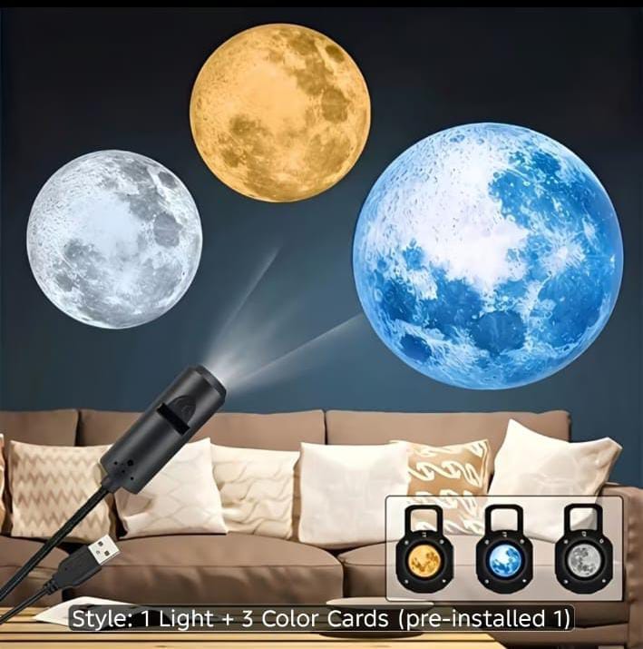 USB Ceiling Moon Earth Projection